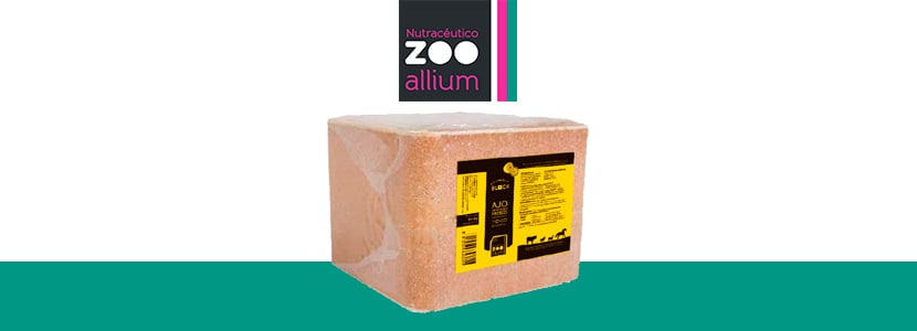 Zooallium Block, pienso complementario mineral elaborado con Zooallium Cítricos (1,5%)